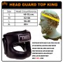 Top King TKHGPT (CC) Боксерский Шлем Бампер Тайский Бокс "Head Guard Pro Training" Черный